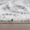 Paris Brushstrokes Cream Shag Area Rug - 6'7" x 9'6"|Carpette à poil long Paris crème à motif de coups de pinceau - 6 pi 7 po x 9 pi 6 po