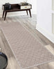 Eve Contemporary 2'0" x 6'0" Runner Rug in Brown Indoor Area Rug | Tapis Contemporain Eve 2'0" x 6'0" en brun