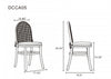 Paragon and Rockaway Modern Industry Chic 7-Piece Dining Set in Black and Gray Dining Room Set | Ensemble de salle a manger moderne industriel chic Paragon et Rockaway 7 pieces en noir et gris