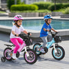 Costway 12" Kid's Bike For 3-4 With Height-adjustable Handlebar & Saddle Handbrake Purple