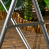 Outsunny 2-in-1 Steel Hammock Stand, Foldable Hammock Net Stand, Black|Outsunny 2 En 1 Support De Hamac En Acier, Noir