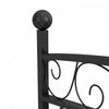 Outsunny 8' Metal Arch Garden Bridge With Siderails, Pond Bridge, Black|Outsunny 8' Pont De Jardin En Metal Avec Arche Et Ridelles, Pont D'etang