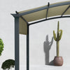 Outsunny 11' X 11' Retractable Pergola Canopy For Patio, Backyard, Beige|Outsunny Auvent De Pergola Retractable 11' X 11' Pour Patio, Jardin, Beige