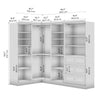 Bestar Versatile 97 W Walk-In Closet Organizer - White|Organisateur de pièce-penderie Versatile de Bestar de 97 po (L) - blanc