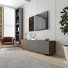 Nordika Riva 72" TV Stand - Walnut|Meuble pour téléviseur Riva Nordika de 72 po - noyer