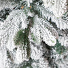 Homcom 6 Ft Artificial Christmas Tree With Flocked Tips, Pinecones, Hinge|Homcom Arbre De Noel Artificiel De 6pi Avec Pointes Floquees, Pommes De Pin