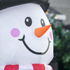Homcom 8ft Snowman Inflatable Christmas Decoration|Homcom Bonhomme De Neige Gonflable Blanche