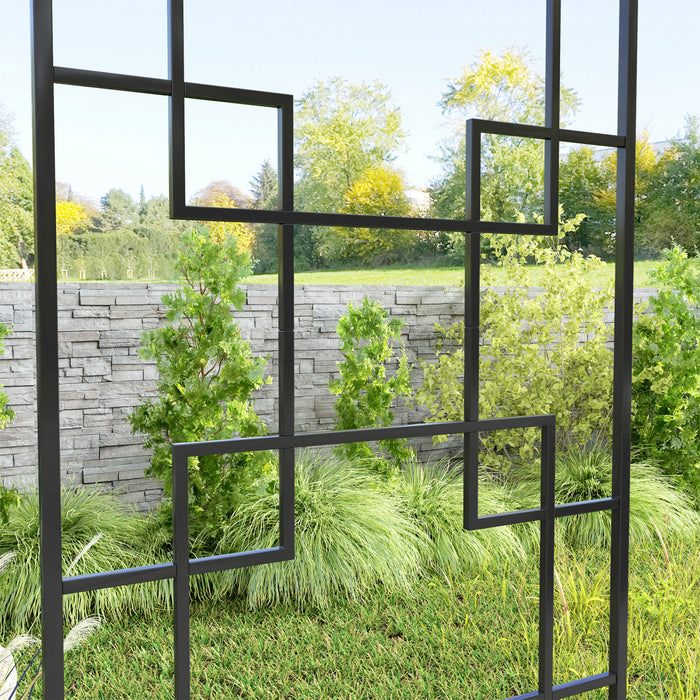 Outsunny 72\" Garden Trellis Pack Of 4, For Roses, Vine, Cucumber, Clematis