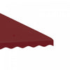 Outsunny 10' X 10' Gazebo Replacement Canopy, 2-tier Gazebo Cover Burgundy|Outsunny Auvent De Remplacement Pour Tonnelle 10' X 10', 2 Niveaux, Rouge