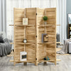 Homcom 4 Panel Room Divider, Portable Privacy Screen|Homcom Separateur De Piece A 4 Panneaux, Ecran De Confidentialite