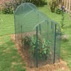 Outsunny 4' X 8' Plant Protection Tent Crop Cage With Door, Green|Outsunny Cage De Culture, Tente De Protection Des Plantes De 4' X 8', Vert