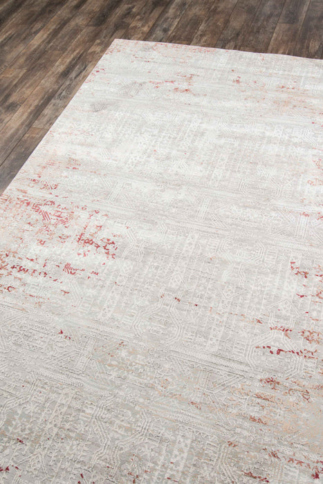 Amber Traditional 8'11\" x 12'6\" Area Rug in Red Indoor Area Rug