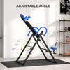 Soozier Adjustable Inversion Table, Folding Inversion Machine with Safety Belt, Waist Pad, 20°/40°/60° Handstand Stretcher Machine for Stress Relief and Fitness