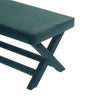 Abigail Mid-Century Modern Upholstered Velvet Accent Bench in Forest Green | Banc d’appoint Abigail style milieu du siecle moderne en velours vert foret
