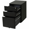 Vinsetto 3 Drawer Filing Cabinet With Lock|Vinsetto Classeur A 3 Tiroirs Avec Serrure