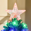 Homcom 3ft Pre-lit Fiber Optic Artificial Christmas Tree With 90 Led Lights And Branch Tips|Homcom Sapin De Noel Artificiel A Fibre Optique Pre-illumine De 0.9 M Avec 90 Lumieres Led Et Pointes De Branches