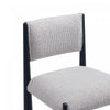 Lennor Mid-Century Modern Boucle Metal Counter Stool in Champagne | Tabouret de comptoir en metal et boucle Lennor style milieu du siecle, coloris champagne