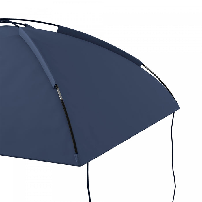 Outsunny Portable Rooftop Car Awning With Support Poles And Carry Bag