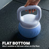 Soozier Soft Kettlebell, 22 lbs Kettle Bell with Anti-Slip Grip for Home Gym Weight Lifting and Strength Training, Blue