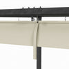 Outsunny 10' X 7' Patio Pergola With Retractable Canopy, Cream White