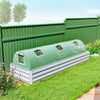Outsunny Mini Greenhouse with Mesh Windows, Tunnel Growing Tent, Green