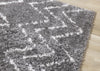 Taylor Grey Cream Rustic Diamond Rug, 5'3" x 7'7" Indoor Area Rug | Tapis Taylor a poils longs diamants rustiques creme gris, 5'3" x 7'7"
