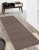 Linden Contemporary 2'0" x 10'0" Runner Rug in Brown Indoor Area Rug | Tapis Contemporain Linden 2'0" x 10'0" en brun