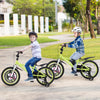 Costway 18" Kid's Bike For 4-8 With Height-adjustable Handlebar & Saddle Handbrake Green