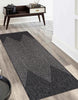 Raven Contemporary 2'0" x 10'0" Runner Rug in Grey Indoor Area Rug | Tapis Contemporain Raven 2'0" x 10'0" en Gris
