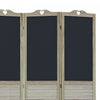 Homcom 4 Panel Room Divider With Chalkboard Folding Privacy Screen|Homcom Separateur De Piece A 4 Panneaux Avec Tableau Noir