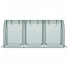Outsunny 9 X 4ft Crop Cage With 3 Zippered Doors And Ground Stakes Green|Outsunny Cage De Culture 9 X 4pi Avec Portes Zippees Sac De Rangement, Vert