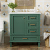 Katherine 30" Solid Wood Bathroom Vanity With Sink Combo - Green | Katherine Meuble-lavabo De Salle De Bain 30 Po En Bois Massif Avec Lavabo Integre - Vert