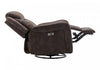 MONARCH SPECIALTIES POWER RECLINING CHAIR, 37" WIDE, GLIDER, SWIVEL, USB PORTS INCLUDED, BROWN LEATHER-LOOK RECLINER | MONARCH SPECIALTIES FAUTEUIL INCLINABLE ELECTRIQUE, 37"L, PLANEUR, À GLISSEMENT, PORT USB INCLUS, ASPECT CUIR BRUN