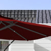 Outsunny 10' X 13' Cantilever Patio Umbrella With Windproof Straps, Red