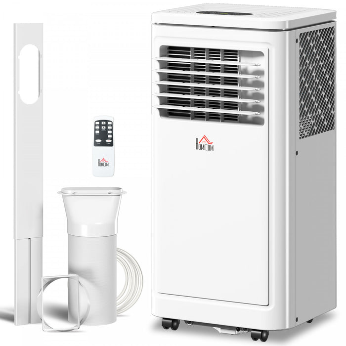 HOMCOM 8000 BTU Portable Air Conditioner for Room up to 344 Sq Ft, Cream