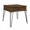 Hughey End Table With 1 Drawer, Rustic Oak | Table de Bout Hughey Avec 1 Tiroir, Chêne Rustique