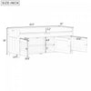 Olivia Pine Wood Storage Bench With 3-door Shoe Cabinet With Hidden Compartment - White | Banc De Rangement Olivia En Pin Avec Meuble A Chaussures 3 Portes Et Compartiment Cache, Blanc