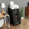 Vinsetto 7-drawer Vertical Filing Cabinet Office Storage Cabinet|Vinsetto Classeur Vertical A 7 Tiroirs Armoire De Rangement De Bureau