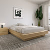 Marconi Platform Bed Frame King Bed | Lit Plateforme Marconi