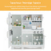 Costway Play Kitchen Pretend Play Cookware Set Toys For Kids W/ Water Dispenser