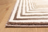 Ramona Tan Rug 2'8" x 8'2" | Tapis de Couloir Contemporain/Moderne Ramona 2'8" x 8'2" en Brun clair