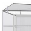 Outsunny 2 Tier Aluminum Cold Frame Greenhouse With Openable Top