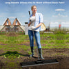 Costway Lawn Leveling Rake 42" X 10" Heavy Duty Level Lawn Tool For Garden Backyard/lawn Black
