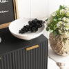 HOMCOM Sideboard Buffet Cabinet w/ Adjustable Shelves, Black