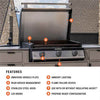Blackstone 28" 3-Burner Drop-In Griddle With Hood - 6128 | Blackstone 28" Plancha encastrable a 3 bruleurs avec hotte - 6128