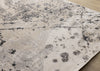Sophie Grey Beige Black White Paint Splatter Design Rug, 5'3" x 7'7" Indoor Area Rug | Tapis Sophie a motif d'eclaboussures de peinture grises, beiges, noires et blanches, 5'3" x 7'7"