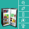 Koolatron 6.2 Cu. Ft. Stainless Steel Compact Refrigerator|Réfrigérateur compact Koolatron de 6,2 pi3 en acier inoxydable