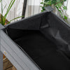 Outsunny 47" X 21" Raised Garden Bed, Elevated Wooden Planter Box, Grey|Outsunny 47" X 21" Jardiniere Surelevee En Bois, Gris