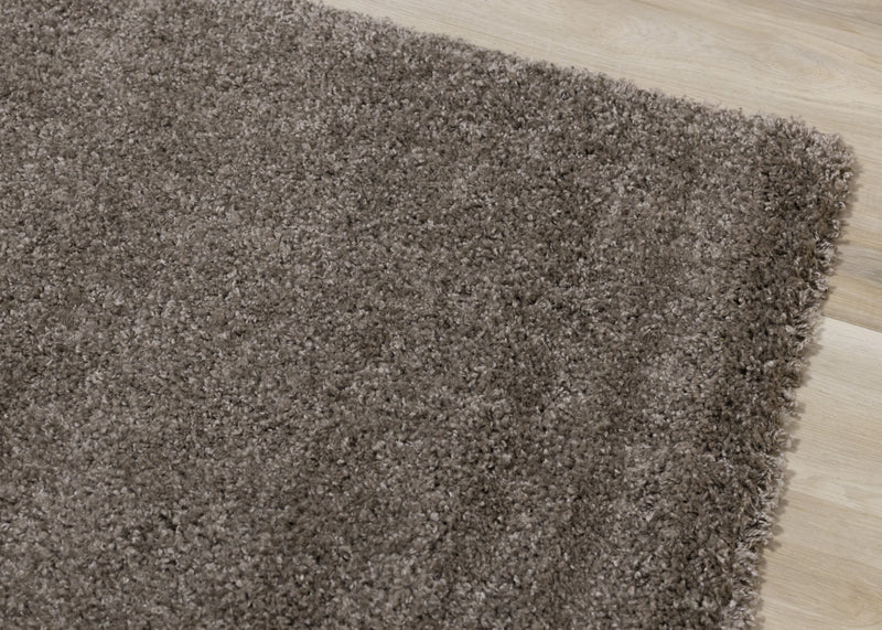 Brooklyn Taupe Shag Area Rug - 5'3\" x 7'7\"
