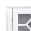 HOMCOM Sideboard Display Cabinet with 2 Glass Doors Adjustable Shelves
